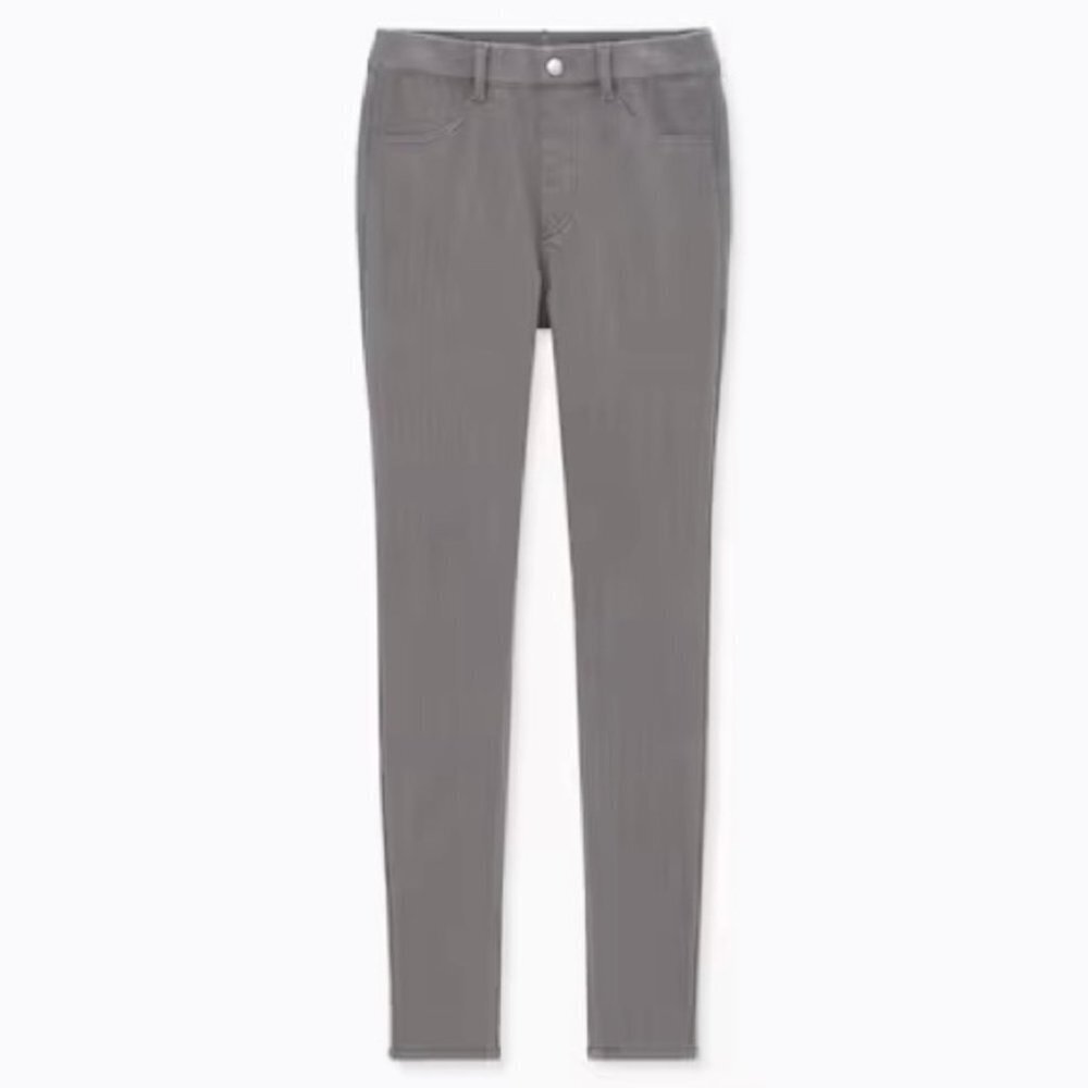Uniqlo Heat Tech Extra Stretch Grey Jeggings Size M (fits 28-29")